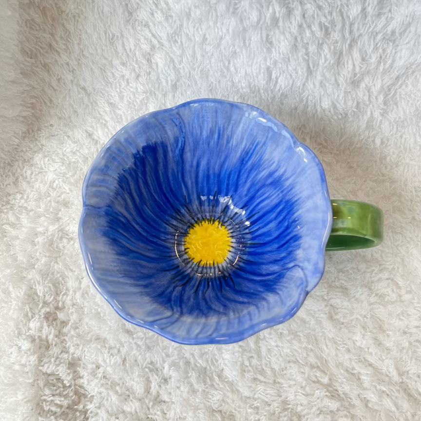 Midnight Flower Cup Set